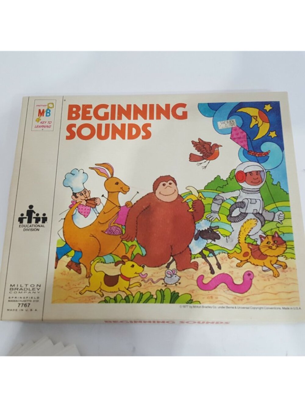 Vintage Milton Bradley Beginning Sounds Game Picture Illustrated Cards 1977 USA - Picture 2 of 11